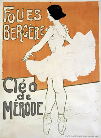 Плакат Клео де Мерод